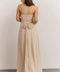 SL Ruth Strapless Convertible Gown | Natural