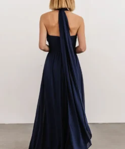 SL Ruth Strapless Convertible Gown | Navy Dresses