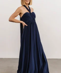 SL Ruth Strapless Convertible Gown | Navy Dresses