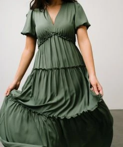 BB Custom Santorini Maxi Dress | Dusty Green Dresses