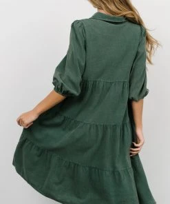 POL Dresses Sari Babydoll Dress | Green