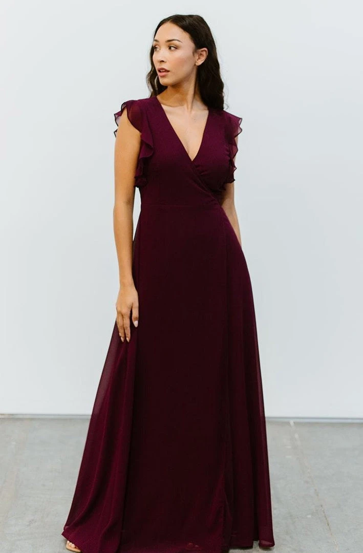 Soi Saya Wrap Maxi Dress | Burgundy Dresses Soi Saya Wrap Maxi Dress | Burgundy Dresses