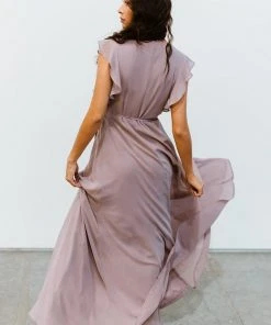 Soi Dresses Saya Wrap Maxi Dress | Dusty Lilac
