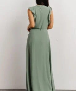 Soi Saya Wrap Maxi Dress | Dusty Sage 6 Soi Saya Wrap Maxi Dress | Dusty Sage