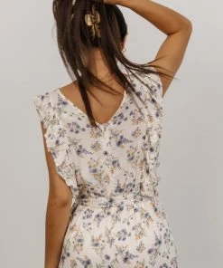 Shay Jumpsuit | Cream + Multi Floral Extended Sizing