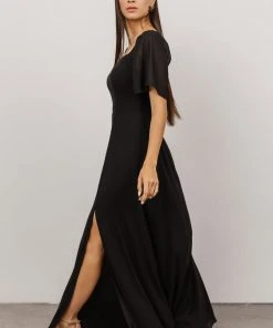 BB Custom Dresses Sierra Sweetheart Maxi Dress | Black