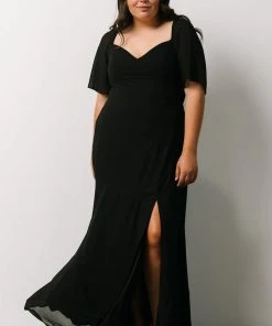 BB Custom Dresses Sierra Sweetheart Maxi Dress | Black