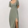 BB Custom Dresses Sierra Sweetheart Maxi Dress | Sage