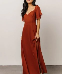 BB Custom Sierra Sweetheart Maxi Dress | Spice
