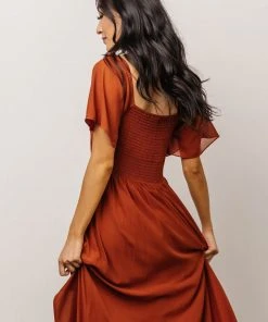 BB Custom Sierra Sweetheart Maxi Dress | Spice