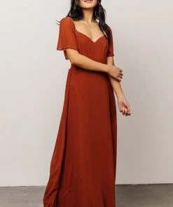 BB Custom Sierra Sweetheart Maxi Dress | Spice