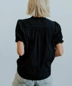 HAY Boho Sloane Button Top | Black
