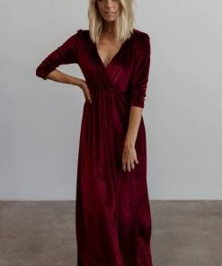 BB Custom Sofia Velvet Maxi Dress | Mulberry 16 BB Custom Sofia Velvet Maxi Dress | Mulberry