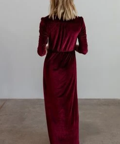 BB Custom Sofia Velvet Maxi Dress | Mulberry 14 BB Custom Sofia Velvet Maxi Dress | Mulberry