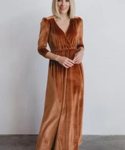 BB Custom Sofia Velvet Maxi Dress | Spice Dresses