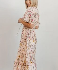 BB Custom Spell Boho Midi Dress | Blush Floral