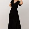 BB Custom Dresses Sulzen Velvet Maxi Dress | Black