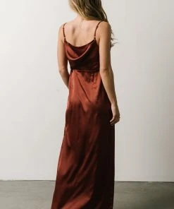 SL Sydney Satin Gown | Cinnamon Dresses