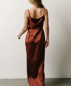 SL Sydney Satin Gown | Cinnamon Dresses