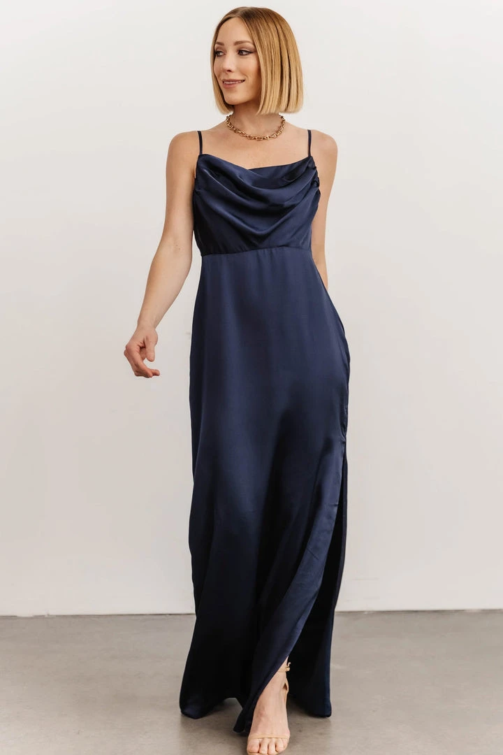 SL Sydney Satin Gown | Navy Dresses SL Sydney Satin Gown | Navy Dresses