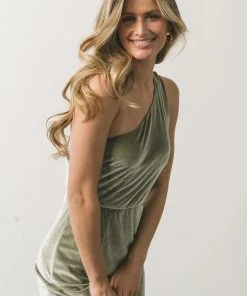 BB Custom Tatiana Velvet One Shoulder Maxi Dress | Sage Dresses 22 BB Custom Tatiana Velvet One Shoulder Maxi Dress | Sage Dresses