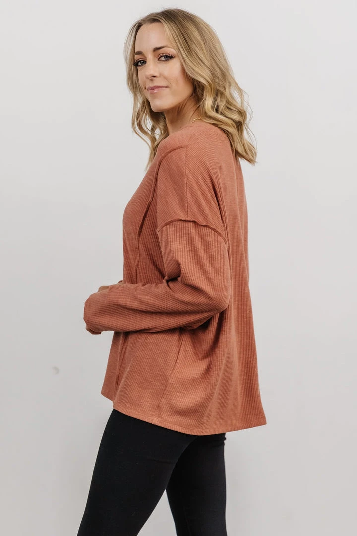 LUM Thayne Henley Long Sleeve Shirt | Dusty Clay 6 LUM Thayne Henley Long Sleeve Shirt | Dusty Clay