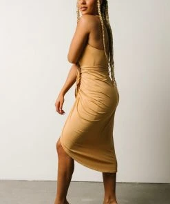 DD Dresses Tia Midi Dress | Dusty Camel