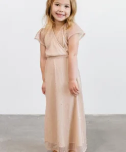 BB Custom Dresses Toddler Grace Sparkle Gown | Champagne 2 BB Custom Dresses Toddler Grace Sparkle Gown | Champagne