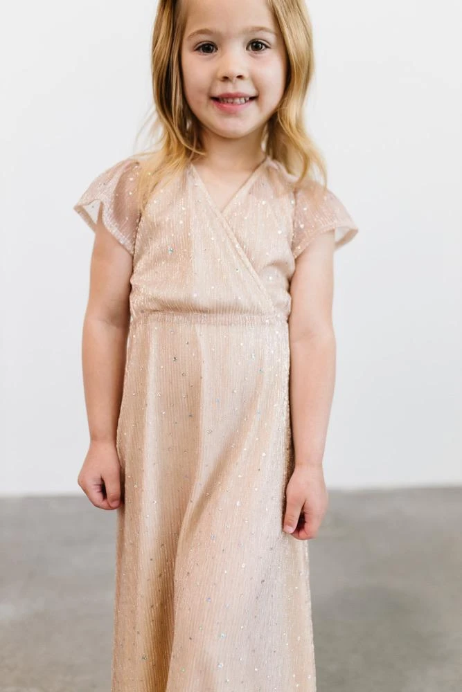 BB Custom Dresses Toddler Grace Sparkle Gown | Champagne BB Custom Dresses Toddler Grace Sparkle Gown | Champagne
