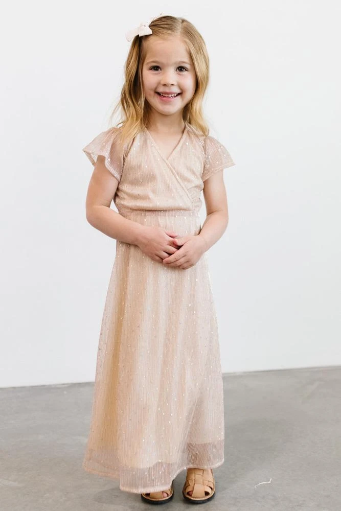 BB Custom Dresses Toddler Grace Sparkle Gown | Champagne BB Custom Dresses Toddler Grace Sparkle Gown | Champagne