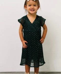 BB Custom Toddler Grace Sparkle Gown | Emerald Dresses
