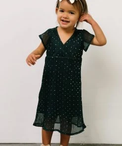 BB Custom Toddler Grace Sparkle Gown | Emerald Dresses