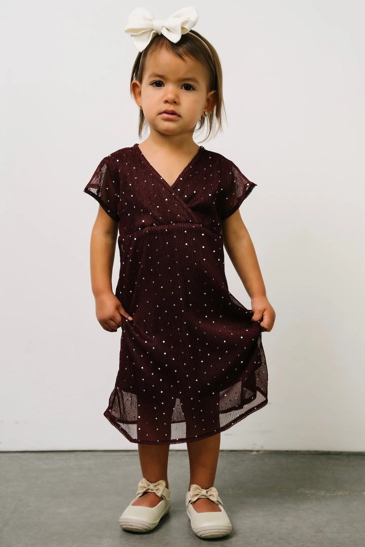BB Custom Dresses Toddler Grace Sparkle Gown | Mulberry 4 BB Custom Dresses Toddler Grace Sparkle Gown | Mulberry