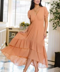 BB Custom Tuscany High-Low Dress | Dusty Melon