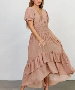BB Custom Tuscany High-Low Dress | Nude Blush