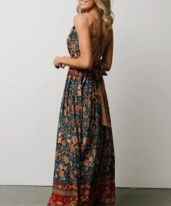 DD Udora Maxi Dress | Navy Multi Floral Dresses