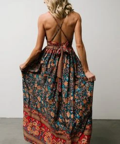 DD Udora Maxi Dress | Navy Multi Floral Dresses