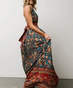 DD Udora Maxi Dress | Navy Multi Floral Dresses