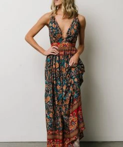 DD Udora Maxi Dress | Navy Multi Floral Dresses