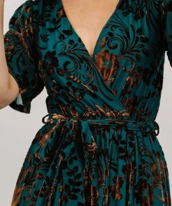 BB Custom Uma Velvet Maxi Dress | Bronze + Jade Dresses