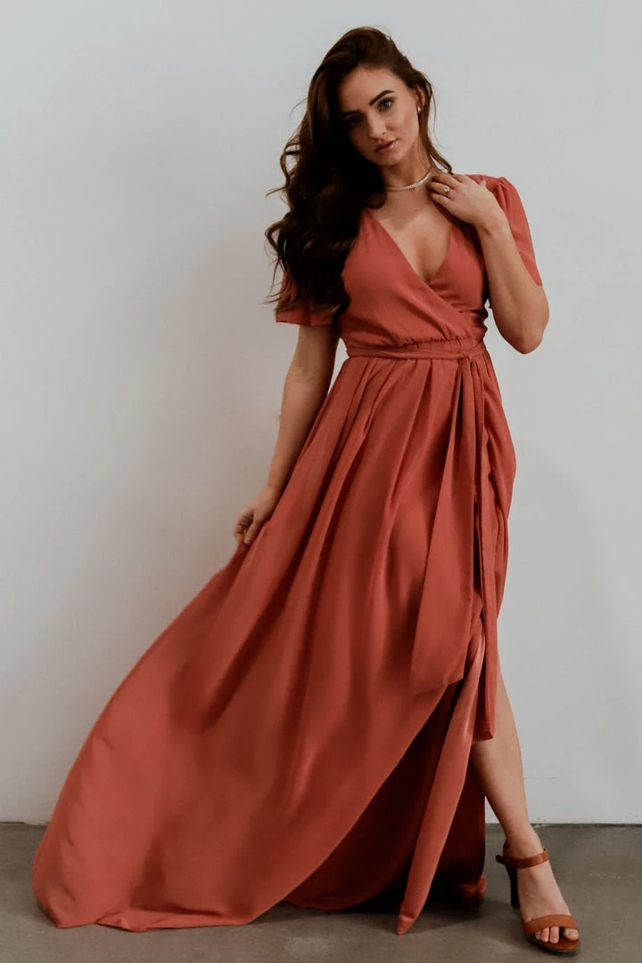 RR Vaughnie Maxi Dress | Dusty Clay 2 RR Vaughnie Maxi Dress | Dusty Clay