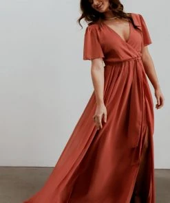 RR Vaughnie Maxi Dress | Dusty Clay 14 RR Vaughnie Maxi Dress | Dusty Clay