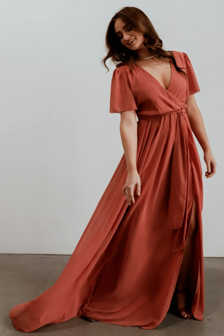 RR Vaughnie Maxi Dress | Dusty Clay 7 RR Vaughnie Maxi Dress | Dusty Clay