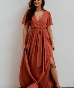 RR Vaughnie Maxi Dress | Dusty Clay 13 RR Vaughnie Maxi Dress | Dusty Clay