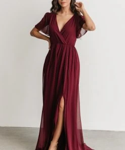 RR Vaughnie Maxi Dress | Merlot 10 RR Vaughnie Maxi Dress | Merlot