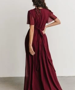 RR Vaughnie Maxi Dress | Merlot 9 RR Vaughnie Maxi Dress | Merlot