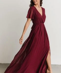 RR Vaughnie Maxi Dress | Merlot 8 RR Vaughnie Maxi Dress | Merlot