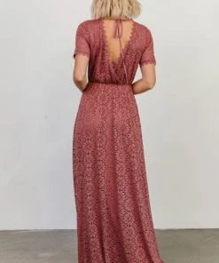 Venice Lace Maxi Dress | Berry 12 Venice Lace Maxi Dress | Berry