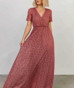 Venice Lace Maxi Dress | Berry 13 Venice Lace Maxi Dress | Berry