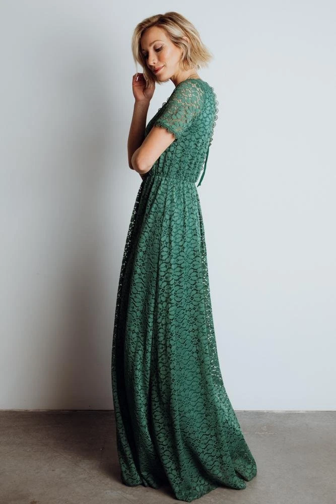 RR Venice Lace Maxi Dress | Green 5 RR Venice Lace Maxi Dress | Green